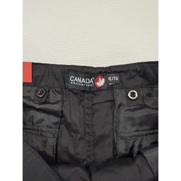 Canada WeatherGear FlexGear Cargo Pants Black XL Mens Hiking Work NWT - Picture 3 of 10